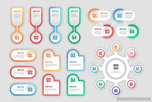 信息图表设计图 信息技术咨询服务的可视化解决方案