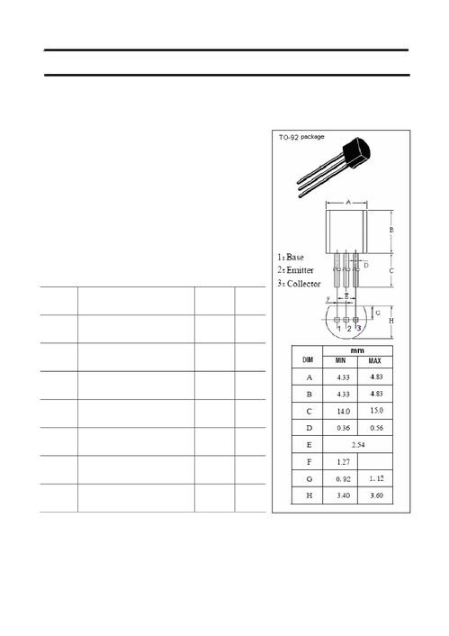 2SC3544三极管 技术参数、PDF资料与采购指南